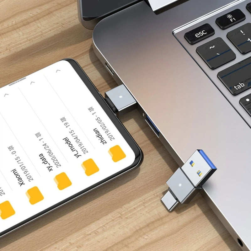 Adaptateur USB3.0 vers USB C mâle vers mâle